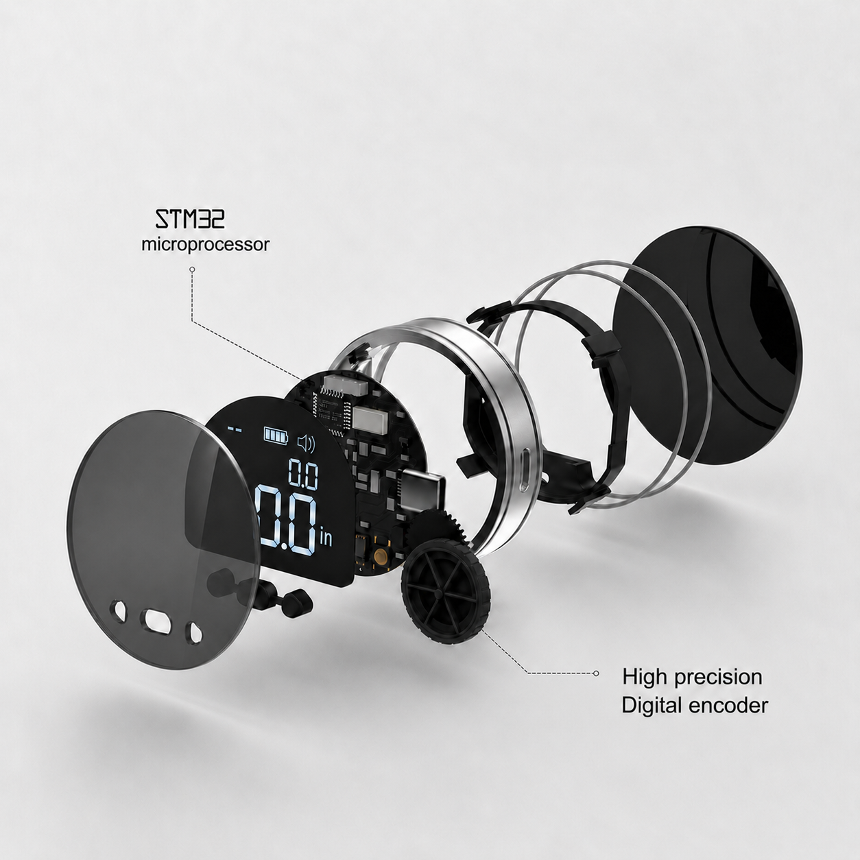 Mini Digital Measuring Ruler